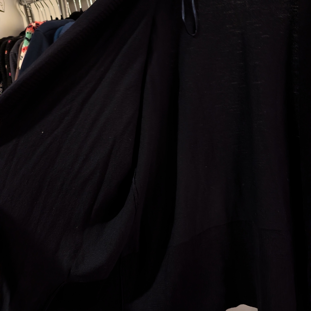 89th & Madison Midnight Blue Long Sleeve Open Front Cardigan Size 2X - Picture 7 of 10